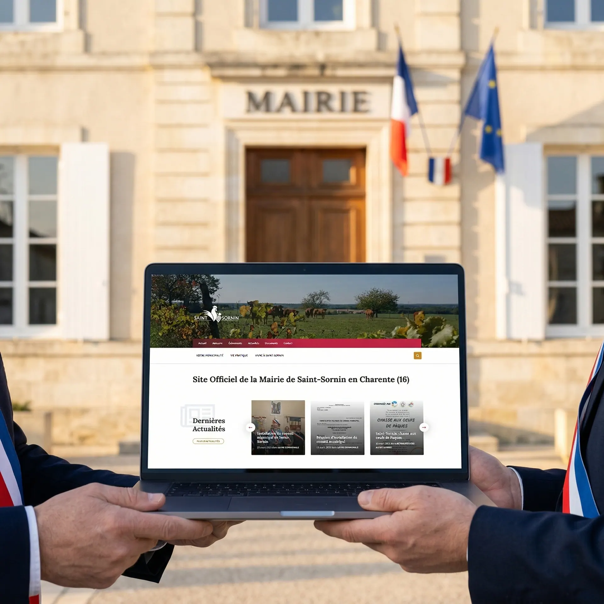 Site de la mairie de Saint-Sornin